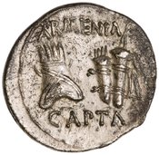 reverse of Augustus RIC I² 516