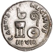 reverse of Augustus RIC I² 410