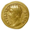 obverse of Augustus RIC I² 164B
