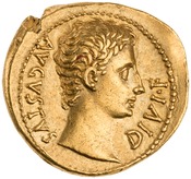 obverse of Augustus RIC I² 164A