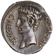 obverse of Augustus RIC I² 43B