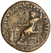 obverse of Tiberius RIC I² 49