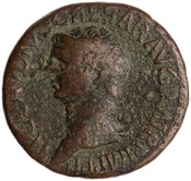 obverse of Claudius RIC I² 111