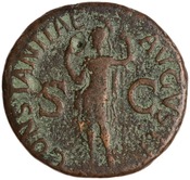reverse of Claudius RIC I² 111