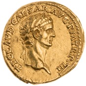 obverse of Claudius RIC I² 23