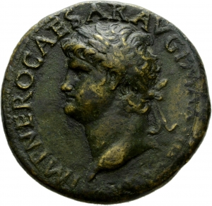 obverse of Nero RIC I² 580