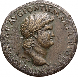 obverse of Nero RIC I² 506