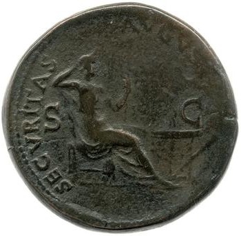 reverse of Nero RIC I² 444