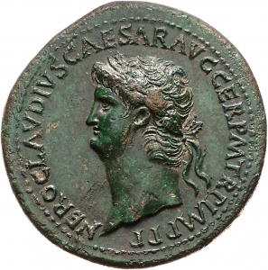 obverse of Nero RIC I² 282