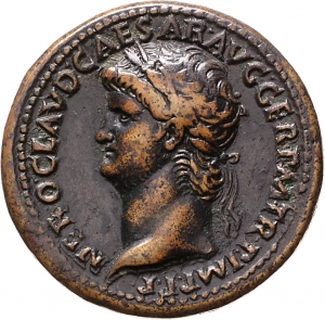 obverse of Nero RIC I² 144