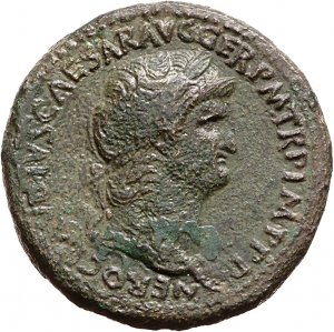 obverse of Nero RIC I² 134