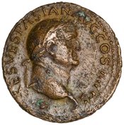 obverse of Vespasian RIC II 1233