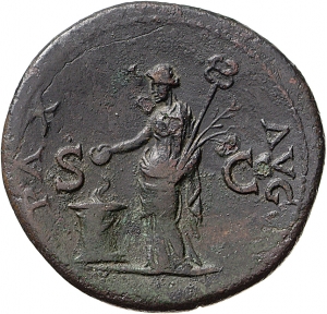 reverse of Vespasian RIC II 1143