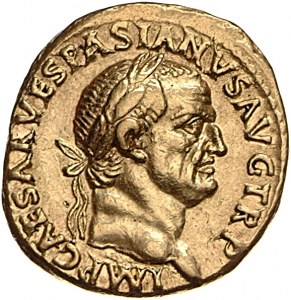 obverse of Vespasian RIC II 1125