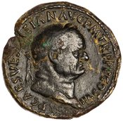obverse of Vespasian RIC II 878