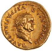 obverse of Vespasian RIC II 838
