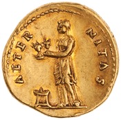 reverse of Vespasian RIC II 838