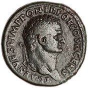 obverse of Vespasian RIC II 609