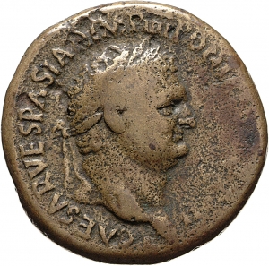 obverse of Vespasian RIC II 498