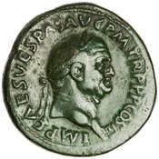 obverse of Vespasian RIC II 389