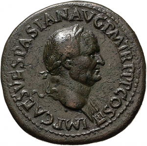 obverse of Vespasian RIC II 202