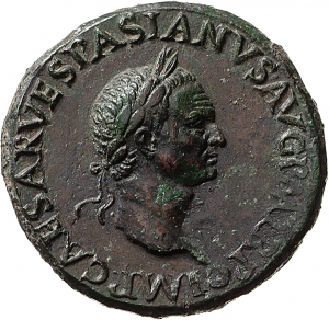 obverse of Vespasian RIC II 61