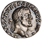 obverse of Vespasian RIC II 25