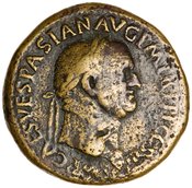 obverse of Vespasian RIC II 190