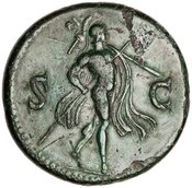 reverse of Domitian RIC II 838