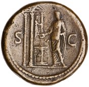 reverse of Domitian RIC II 637