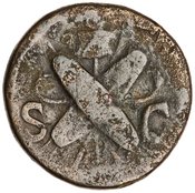 reverse of Domitian RIC II 296
