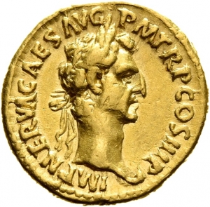 obverse of Nerva RIC II 16_AUREUS