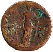 reverse of Hadrian RIC II 2658