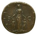reverse of Hadrian RIC II 2581