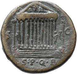 reverse of Hadrian RIC II 2428