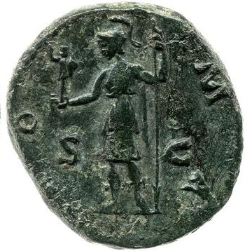 reverse of Hadrian RIC II 2418-2419