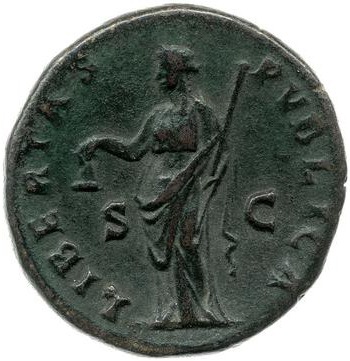 reverse of Hadrian RIC II 2382-2383