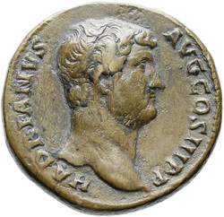 reverse of Hadrian RIC II 2267