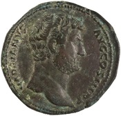obverse of Hadrian RIC II 2263