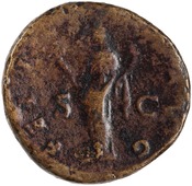 reverse of Hadrian RIC II 2108-2111