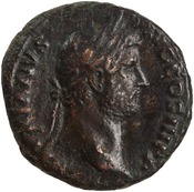 obverse of Hadrian RIC II 2100-2103