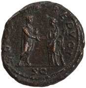 reverse of Hadrian RIC II 2100-2103
