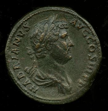 obverse of Hadrian RIC II 1895-1896