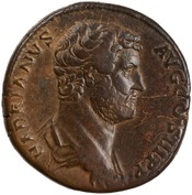 obverse of Hadrian RIC II 1804