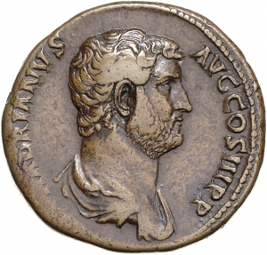 obverse of Hadrian RIC II 1685