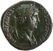 obverse of Hadrian RIC II 1664-1667