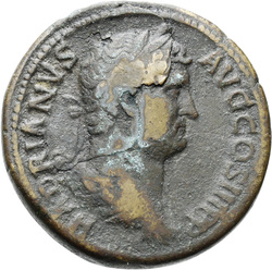 obverse of Hadrian RIC II 1452
