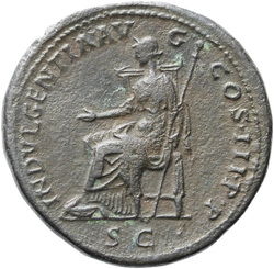 reverse of Hadrian RIC II 1205