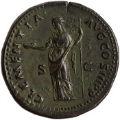 reverse of Hadrian RIC II 1139
