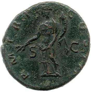 reverse of Hadrian RIC II 675